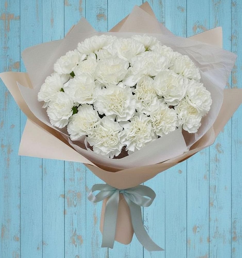 Букет цветов из: Гвоздики в Кахуне