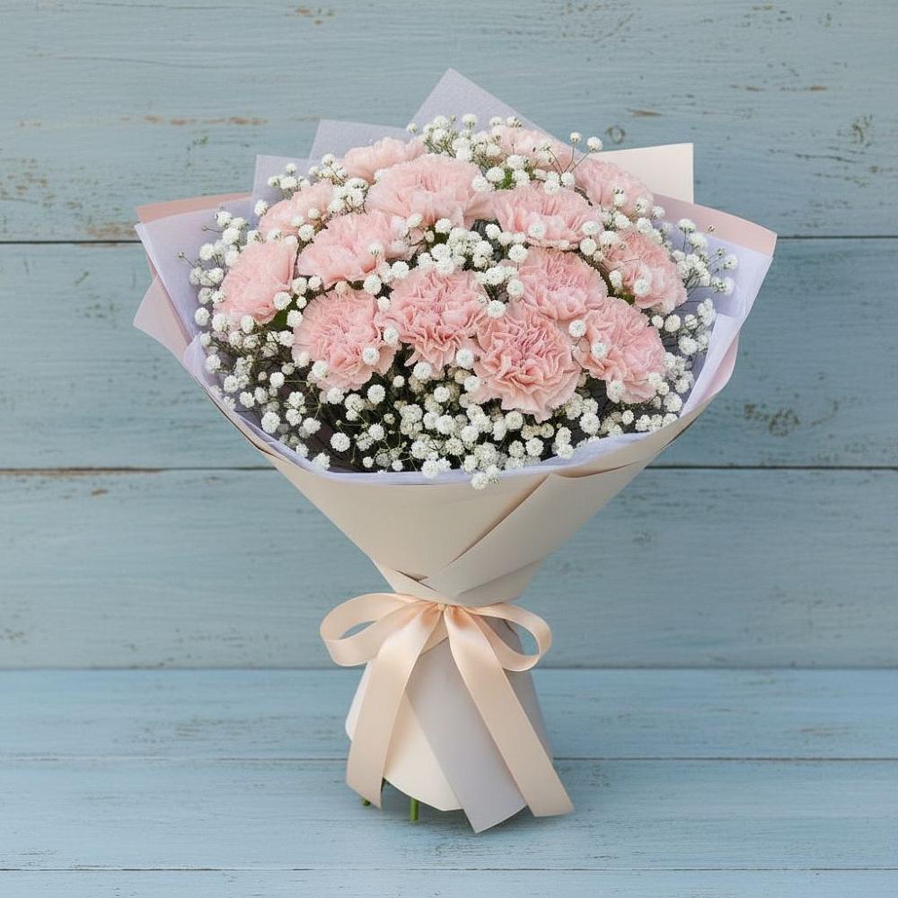 Букет цветов из: Гвоздики в Кахуне