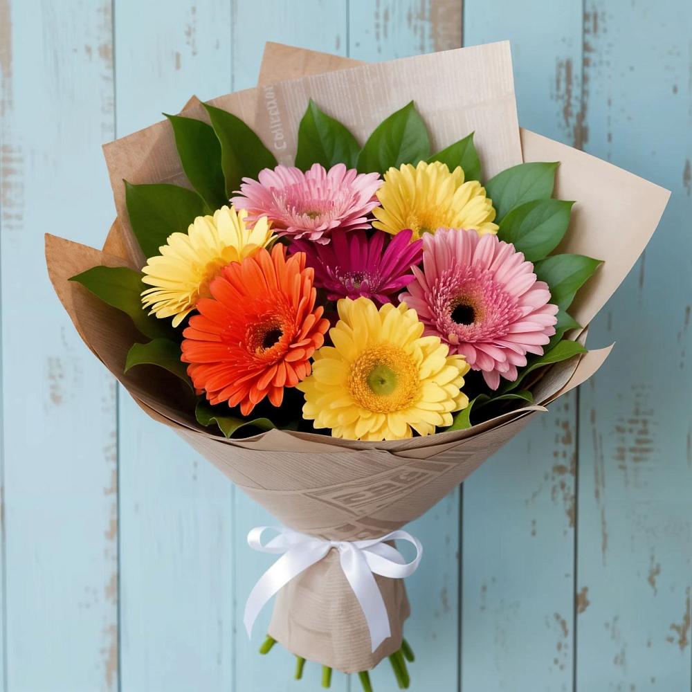 Букет цветов из: Герберы в Кахуне