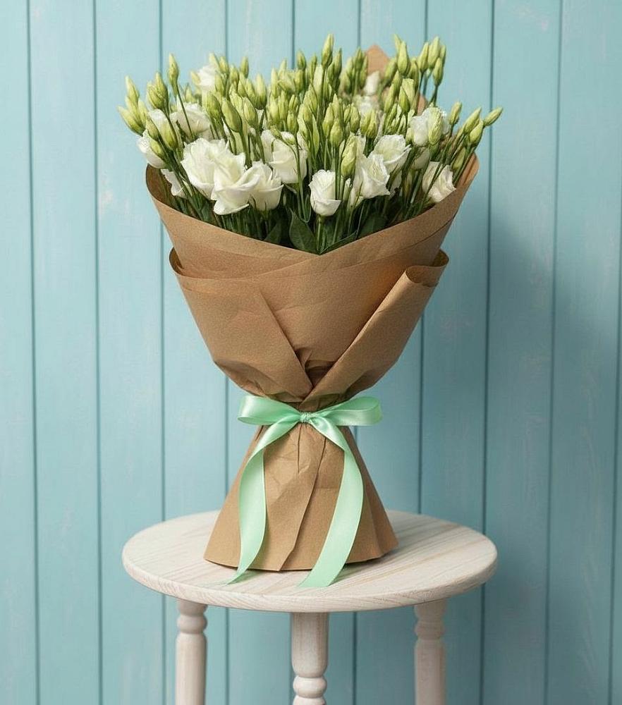 Букет цветов из: Лизиантусы в Кахуне