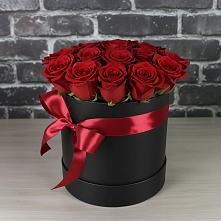 Цветочная композиция из Розы в шляпной коробке #REPLACE_PRED# Кахуне