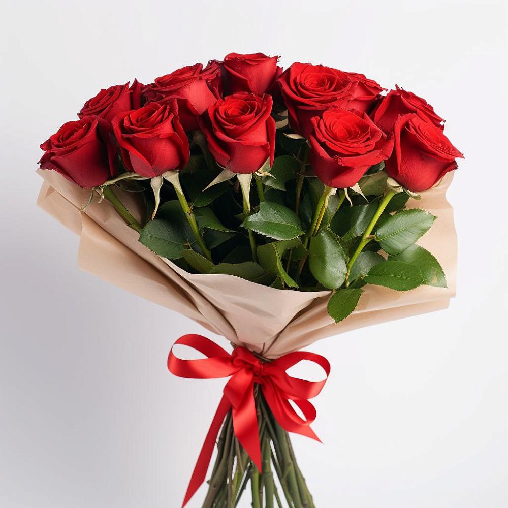 Букет 11 Красных роз Эдлесс Лав в Кахуне